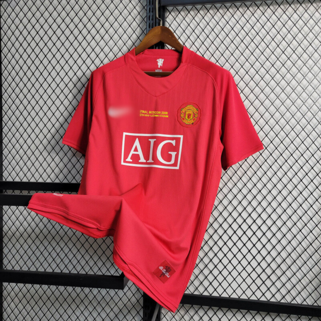 Camiseta Retro Manchester United 2007/08 UCL Final